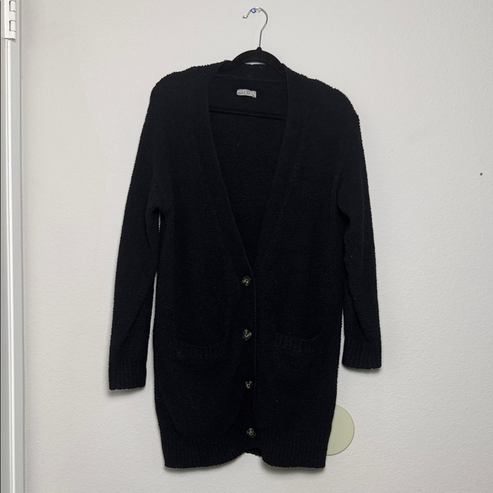 Cozy Black Women's Cardigan Sweater